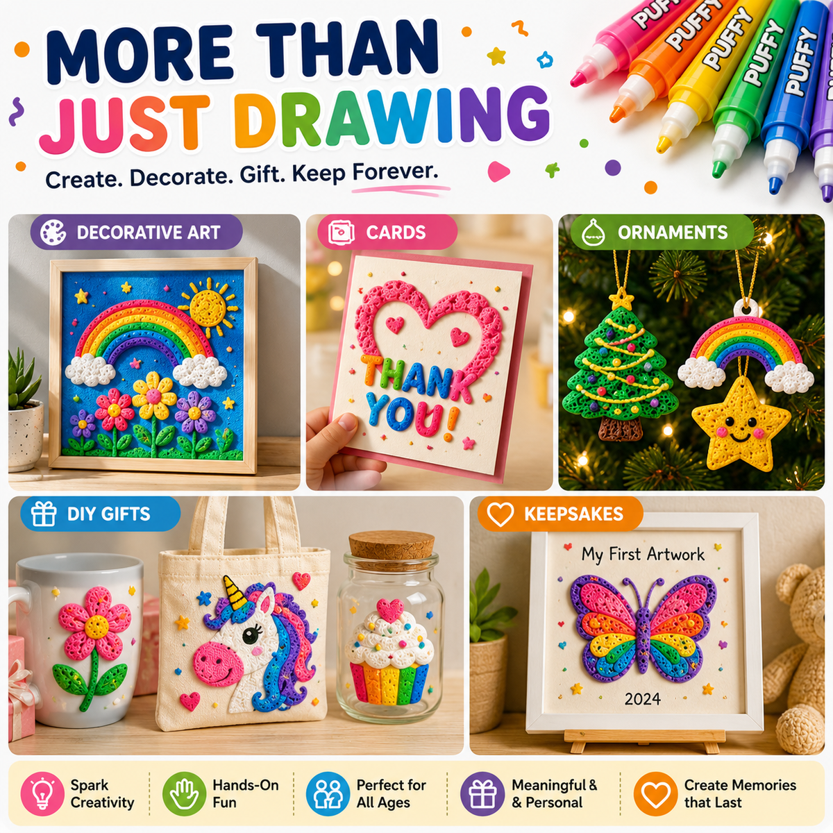 ๐ฅLast Day Buy 1 Get 1๐ฅ3D Printing Bubble Pen โ Turn Flat Drawings Into Touchable 3D Art๐ช๐ช