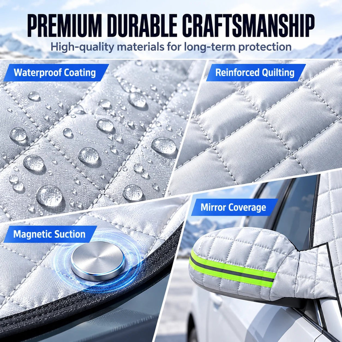 Windshield Snow Cover – All-Season Car Shield