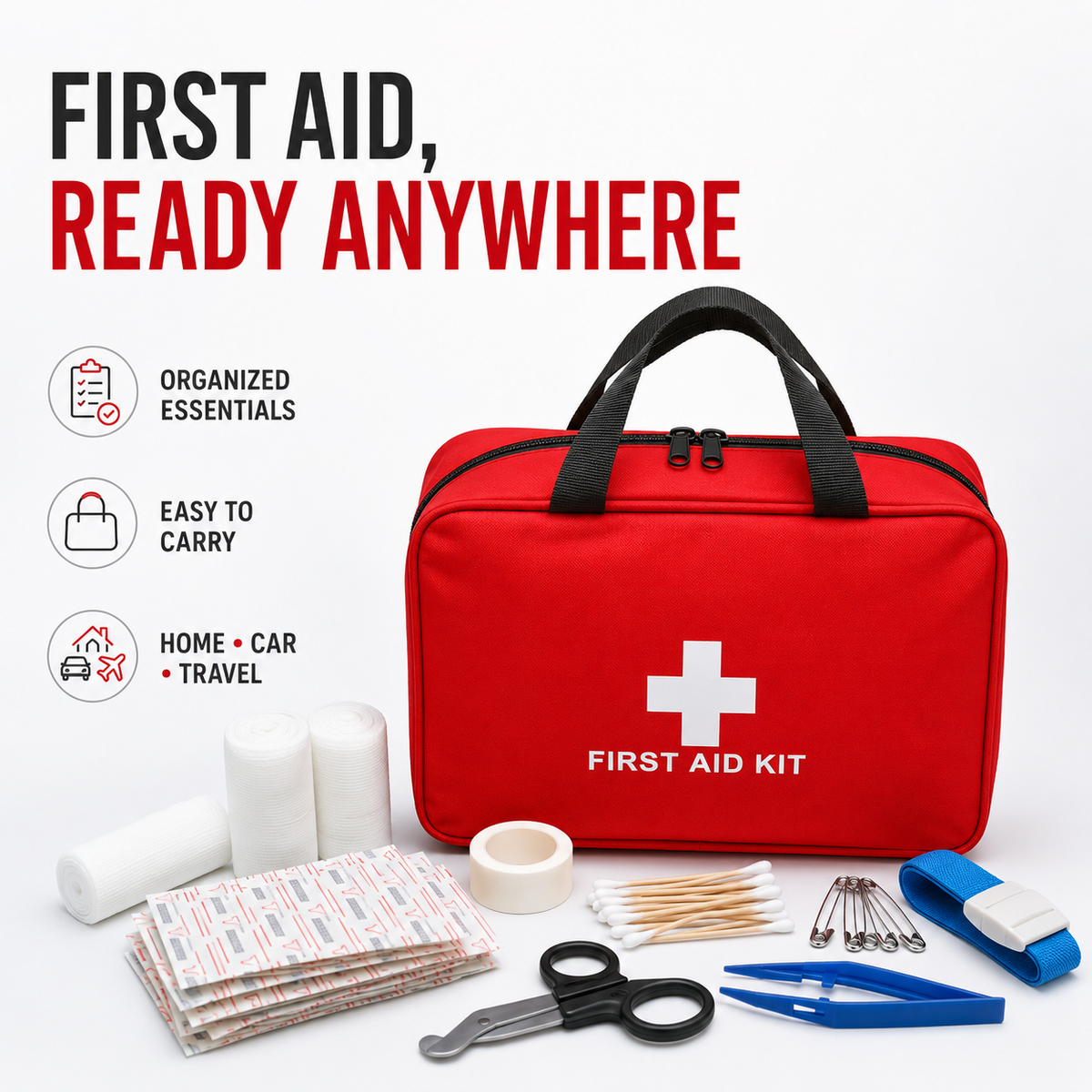 330-Piece Waterproof First Aid Kit 🩹