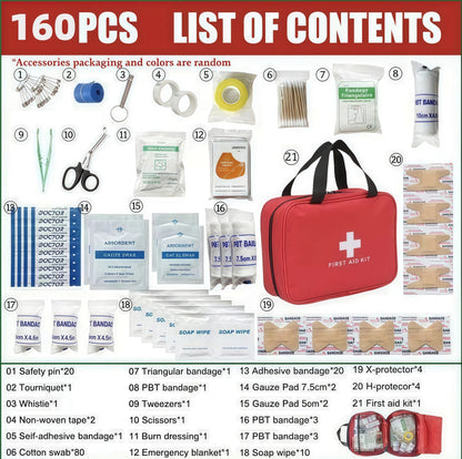 330-Piece Waterproof First Aid Kit 🩹