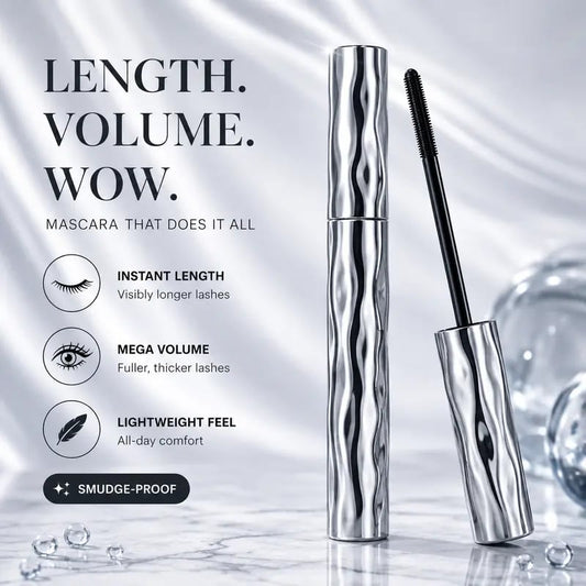 Volumizing Lengthening Smudge—Proof Mascara with