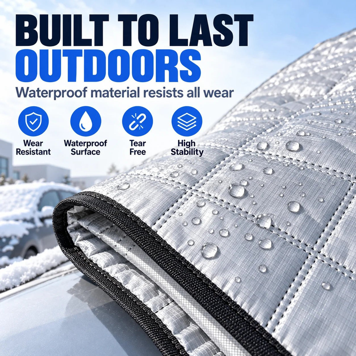Windshield Snow Cover – All-Season Car Shield