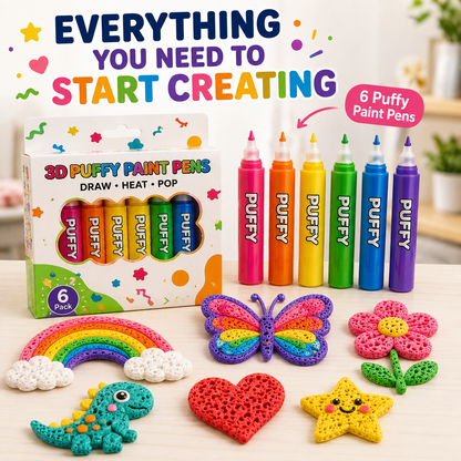 🪄3D Printing Bubble Pen – Turn Flat Drawings Into Touchable 3D Art🪄