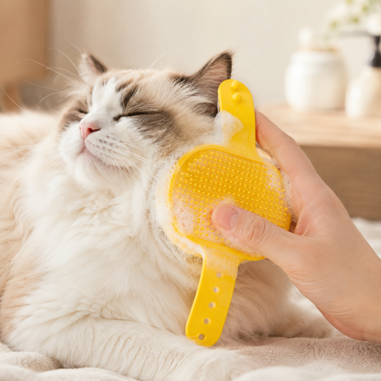 Pet Bath Massage Brush