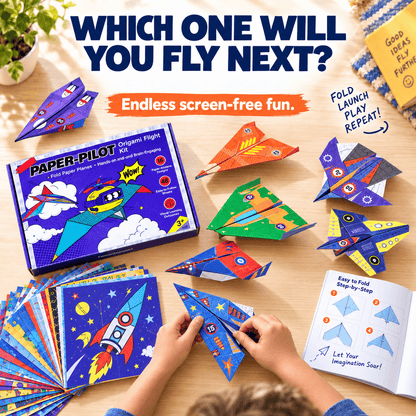 Kids' DIY Paper Airplane Craft Set