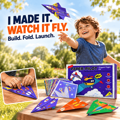Kids' DIY Paper Airplane Craft Set