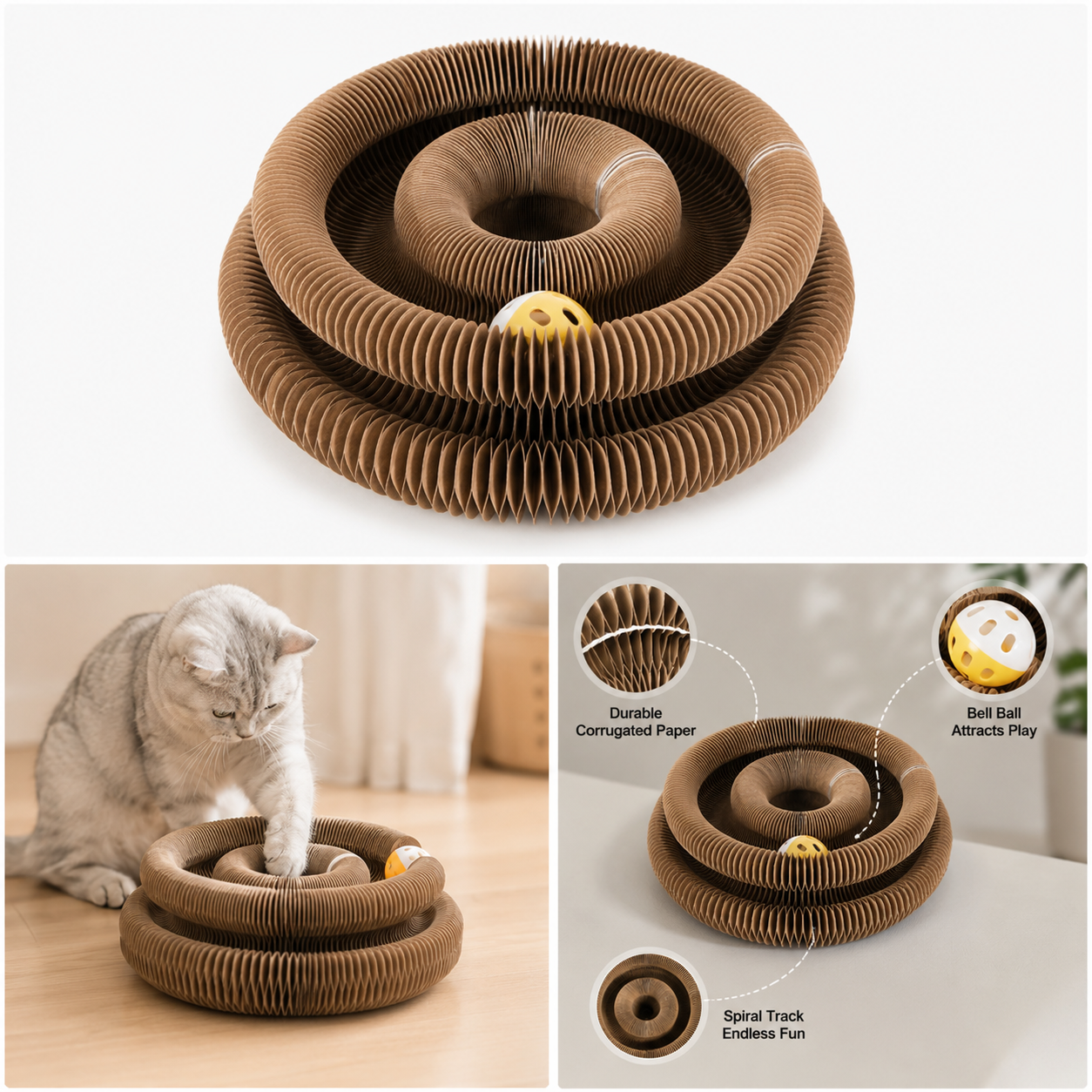 Accordion Cat Scratcher