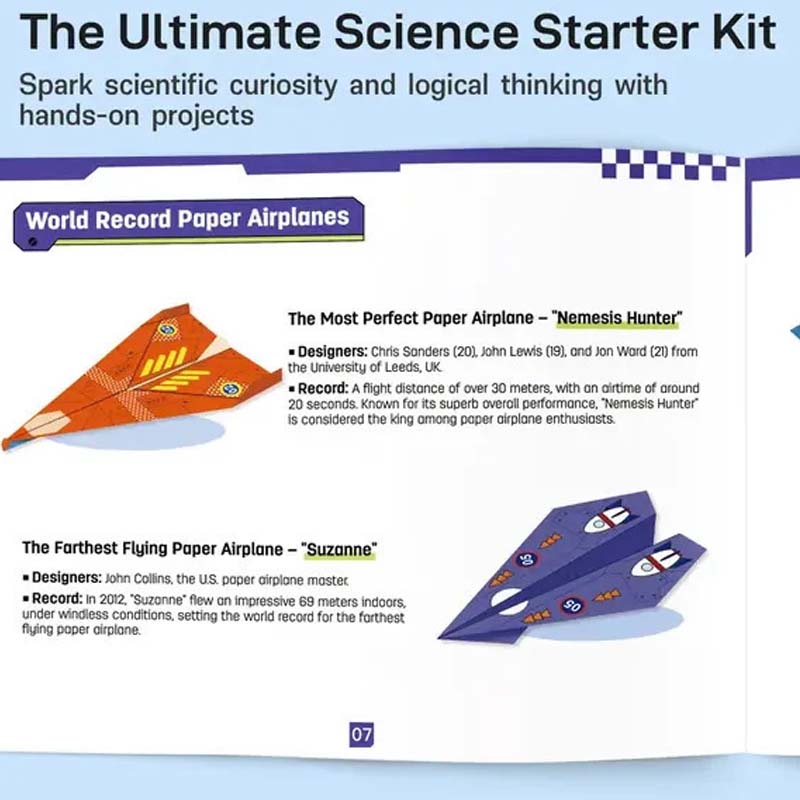 Kids' DIY Paper Airplane Craft Set