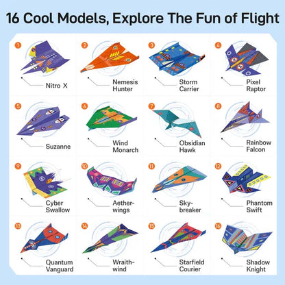 Kids' DIY Paper Airplane Craft Set